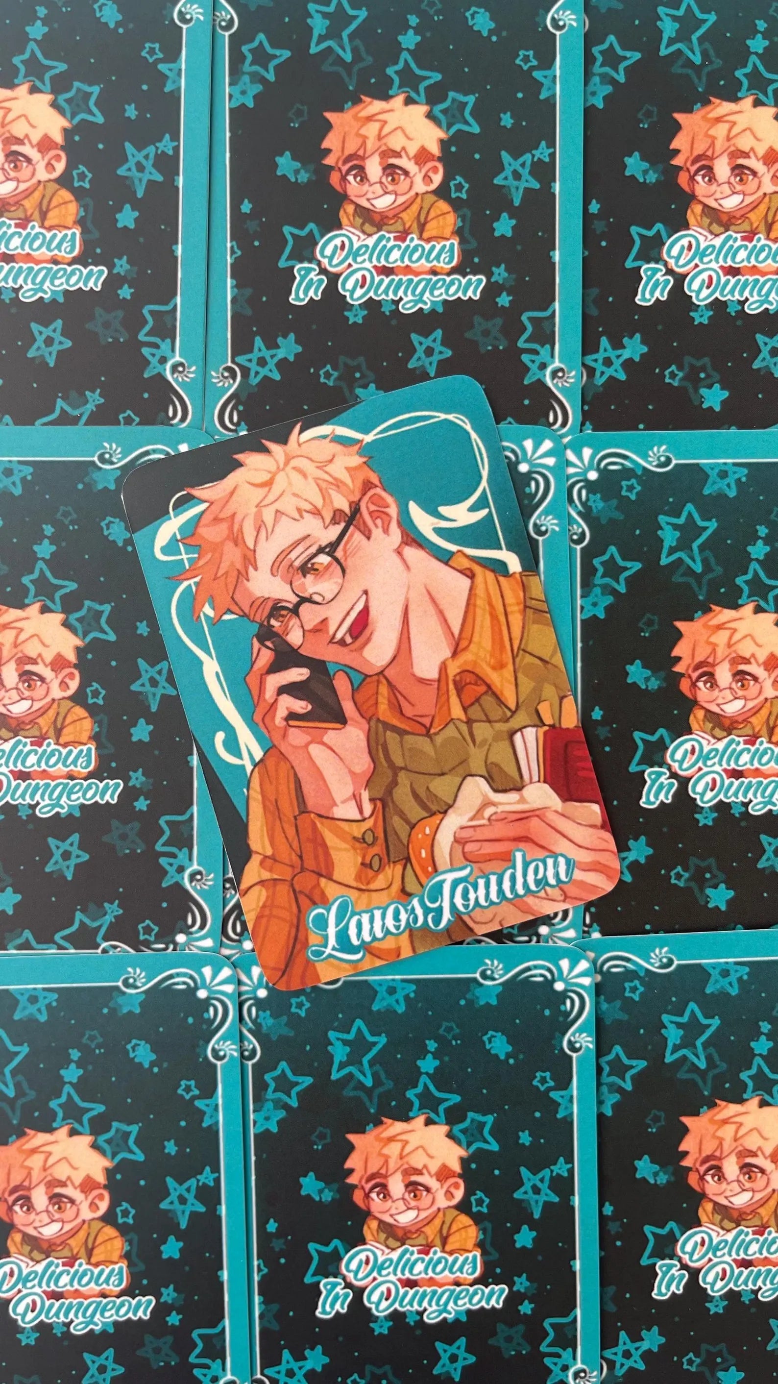 Delicious in dungeon/ laminated cards 62x88 mm/ Laios/ Kabru/ Farcille