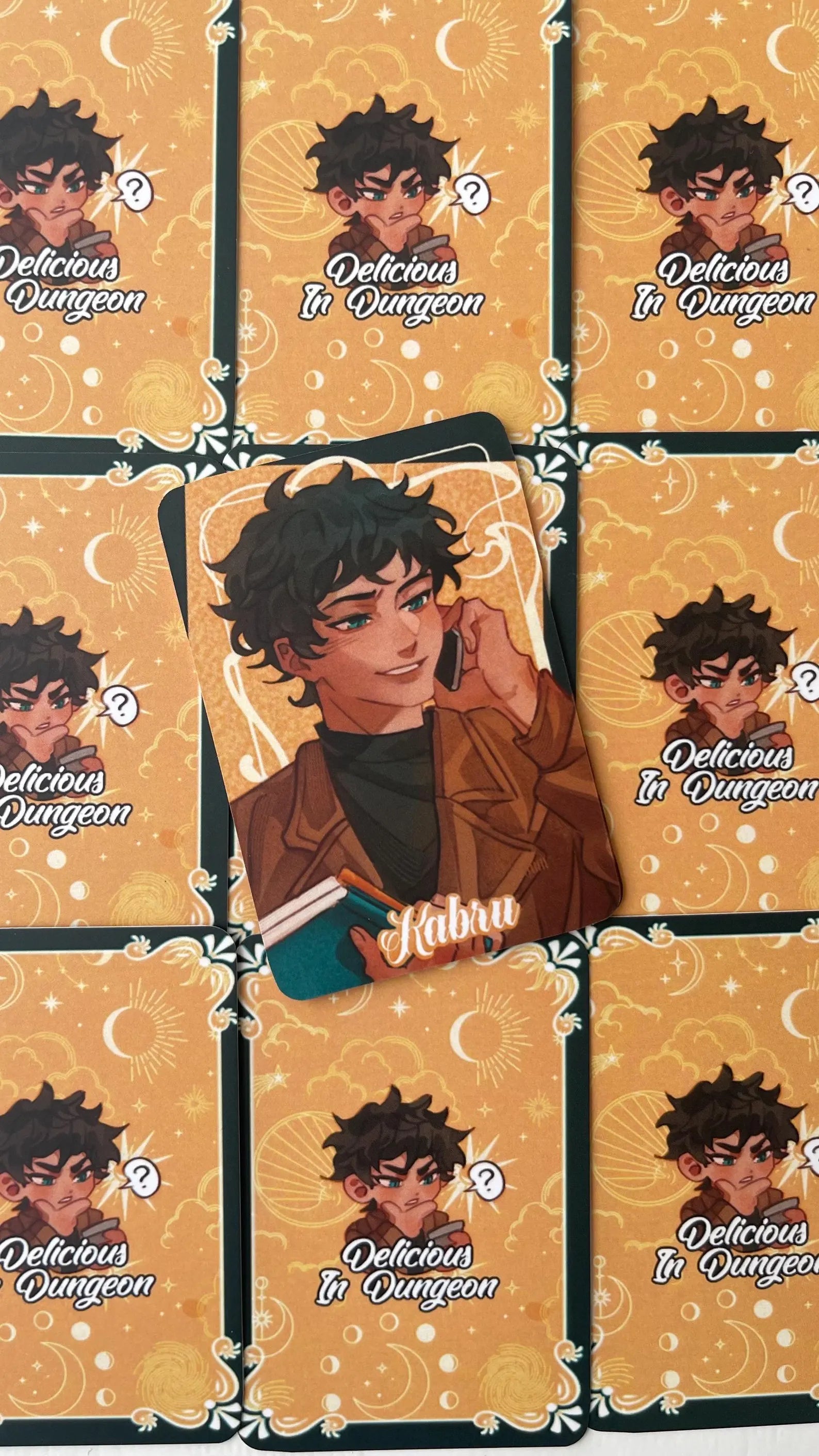 Dungeon is delicious laminated cards 62x88 mm | Laios | Kabru | Farcille