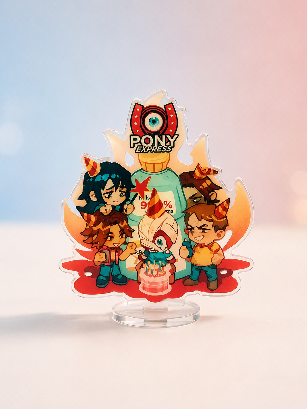 Acrylic Stand MOUTHWASHING size 12 x 13 cm