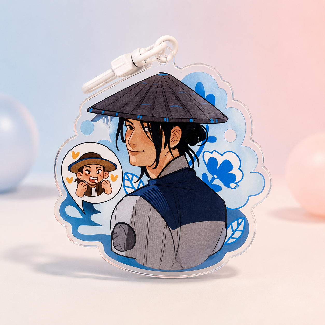 MK/ Mortal Kombat double-sided acrylic keychains 7 cm