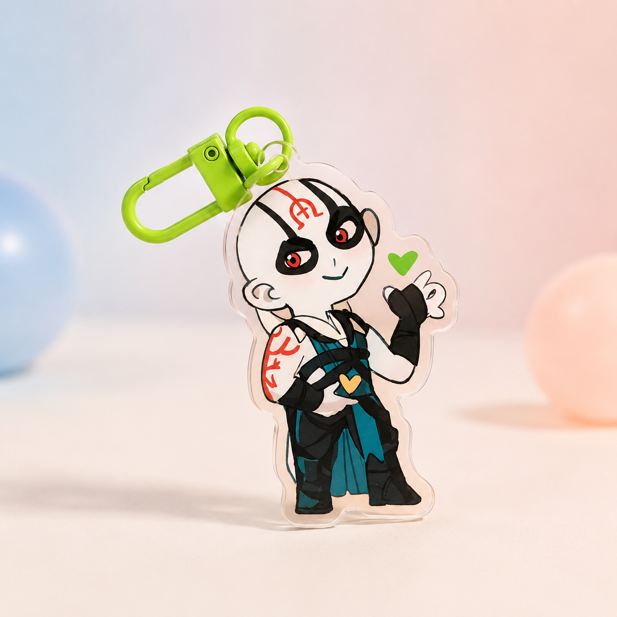 MK/ Mortal Kombat double-sided acrylic keychains 7 cm