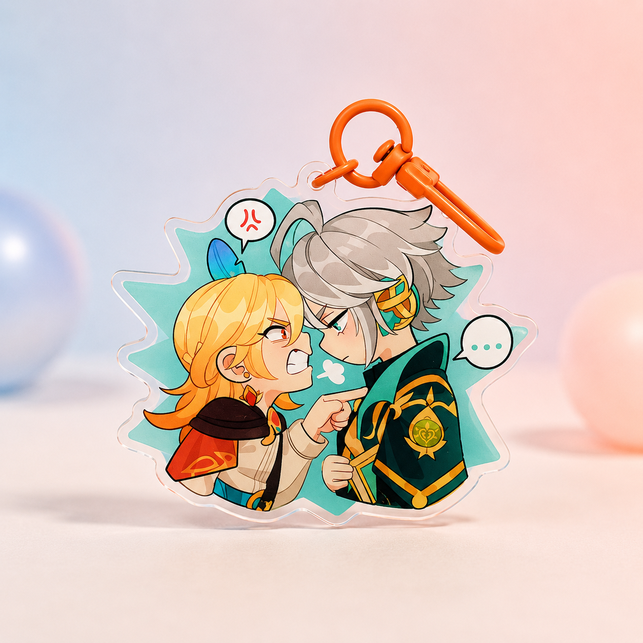 Kavetham double-sided acrylic keychains 7 cm