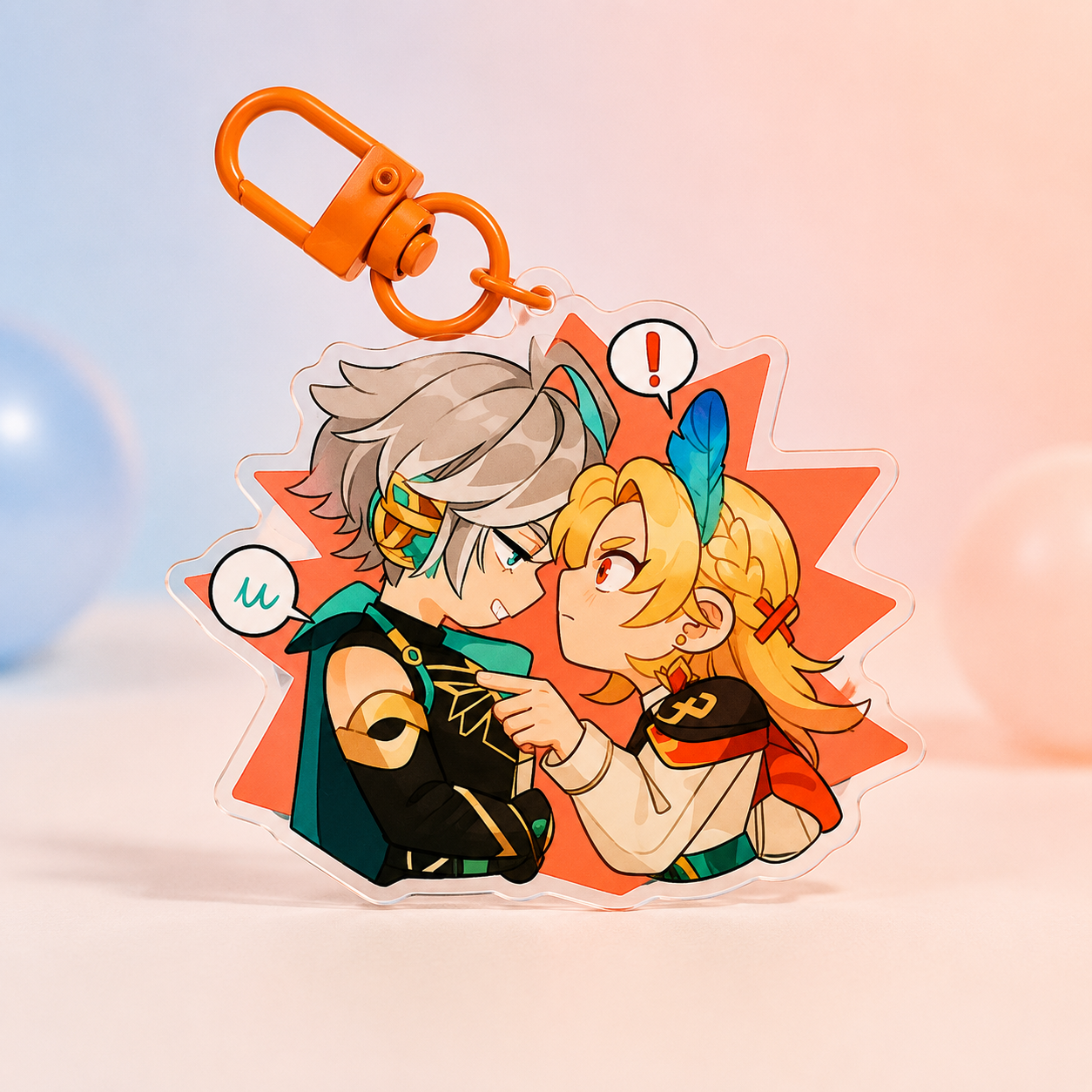 Kavetham double-sided acrylic keychains 7 cm