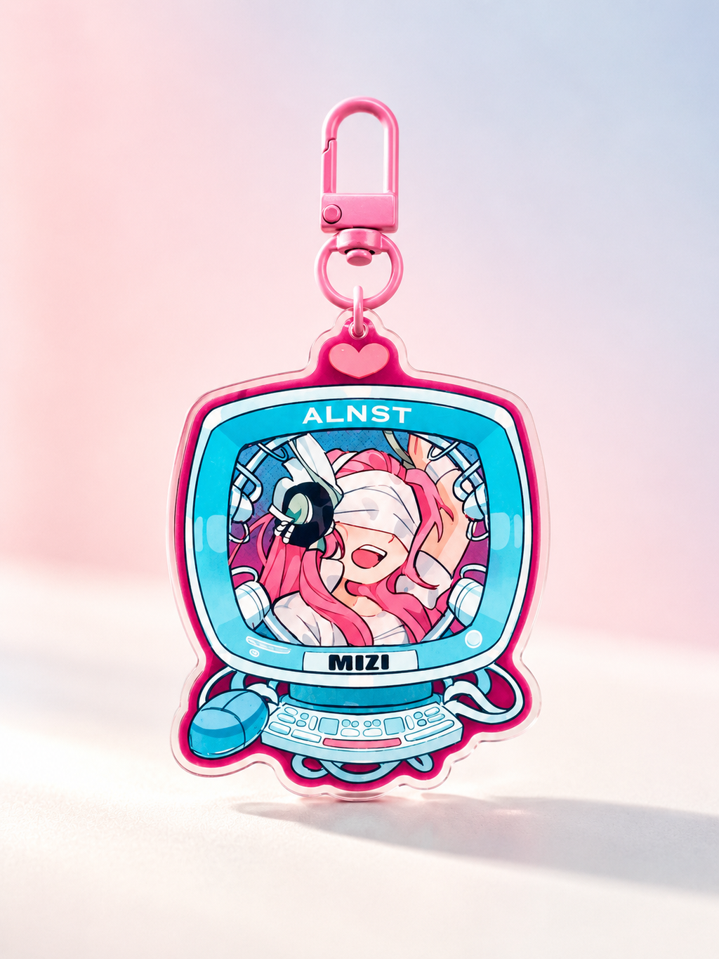 Alien Stage Acrylic Keychain – Mizi / Sua / Ivan Till – 6×8 cm