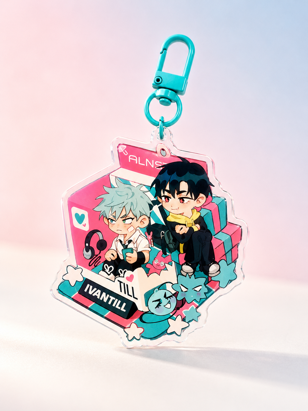 Alien Stage Acrylic Keychain – Mizi / Sua / Ivan Till – 6×8 cm
