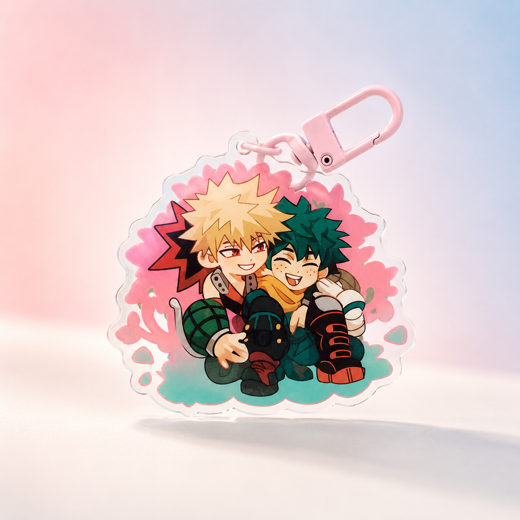 Boku no hero academia/ My hero academia/ MHA double-sided acrylic keychains 7 cm aizawa | bakudeku
