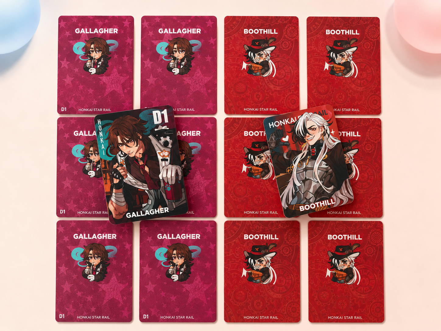 Honkai star rail laminated cards 62x88 mm | Gallagher | Boothill