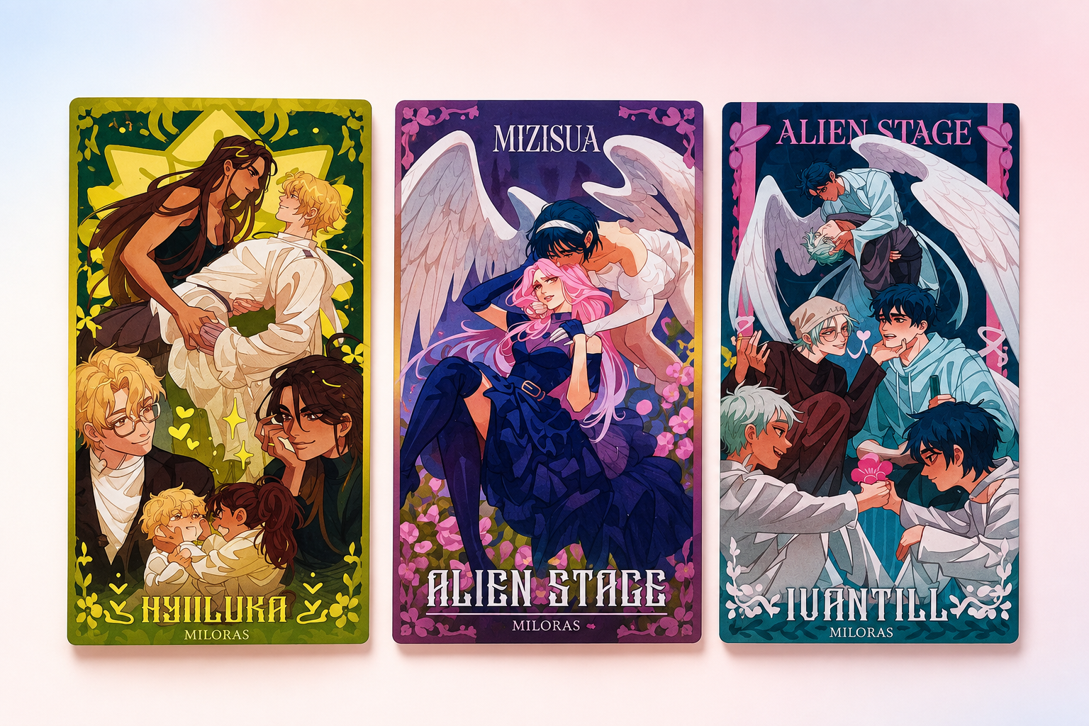 Alien Stage Prints Set (3 pieces) 300 gsm 105x130 mm (A6)