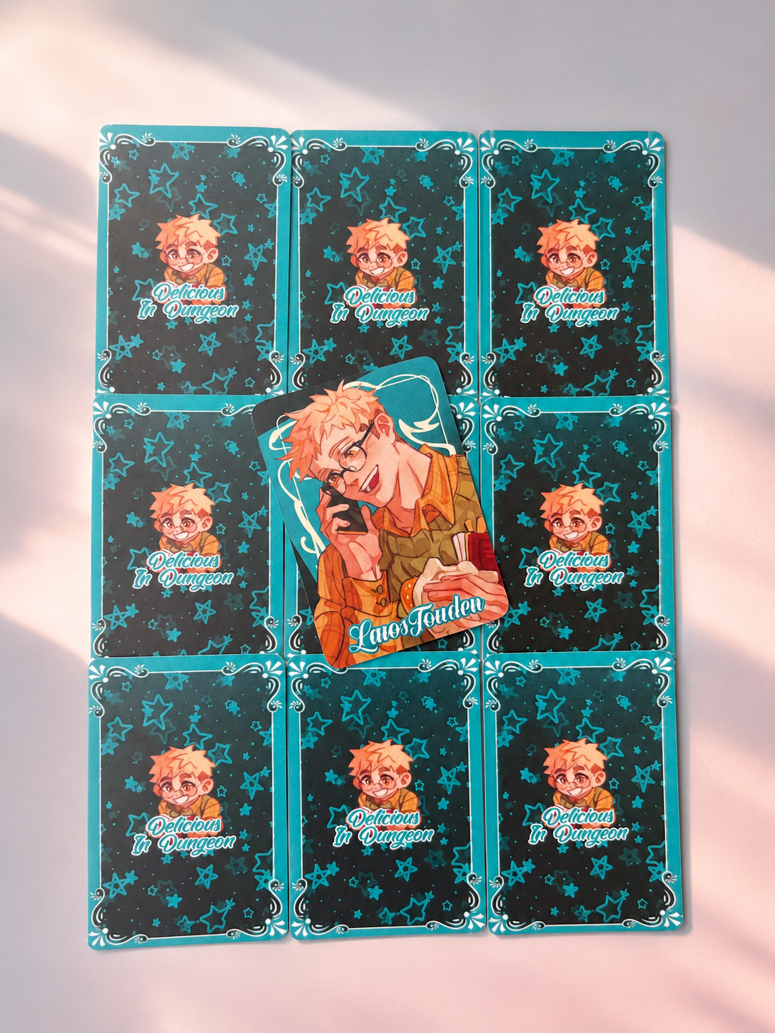 Dungeon is delicious laminated cards 62x88 mm | Laios | Kabru | Farcille