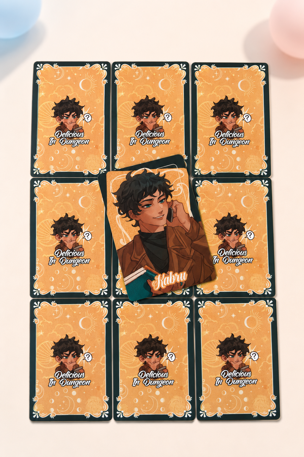 Dungeon is delicious laminated cards 62x88 mm | Laios | Kabru | Farcille