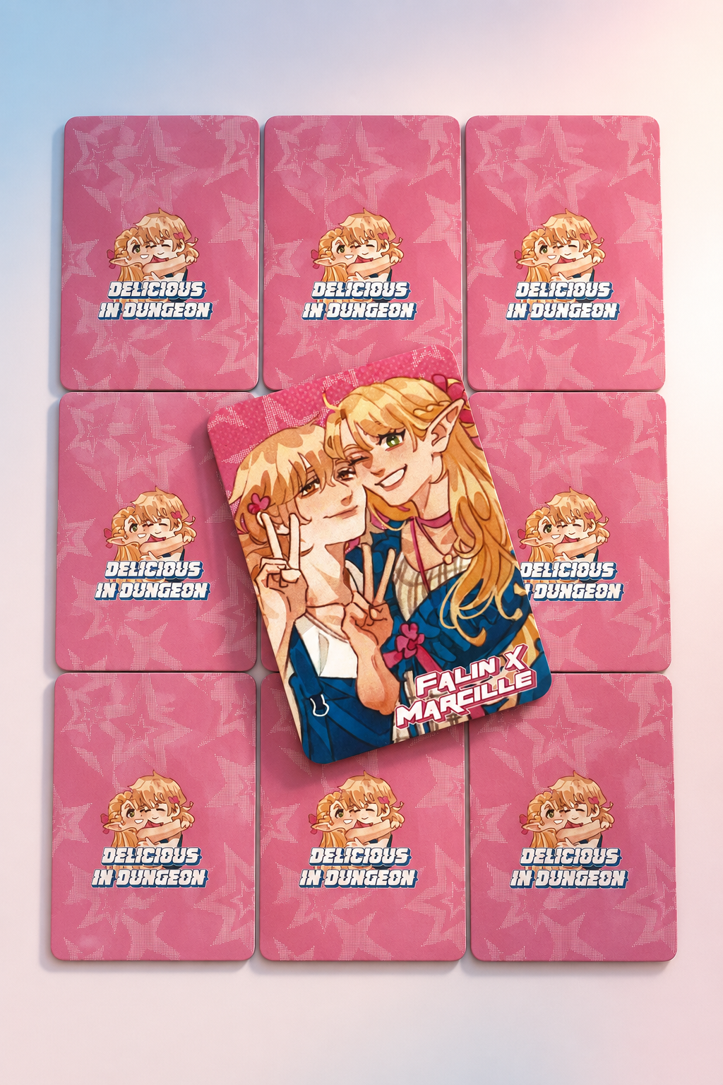 Dungeon is delicious laminated cards 62x88 mm | Laios | Kabru | Farcille