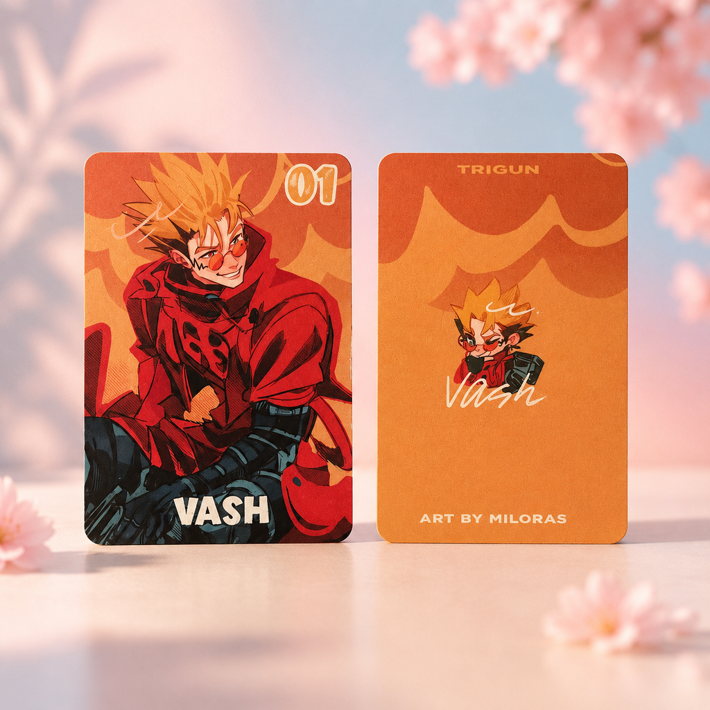 Trigun Vash – Wolfwood | Laminated Cards 62×88 mm