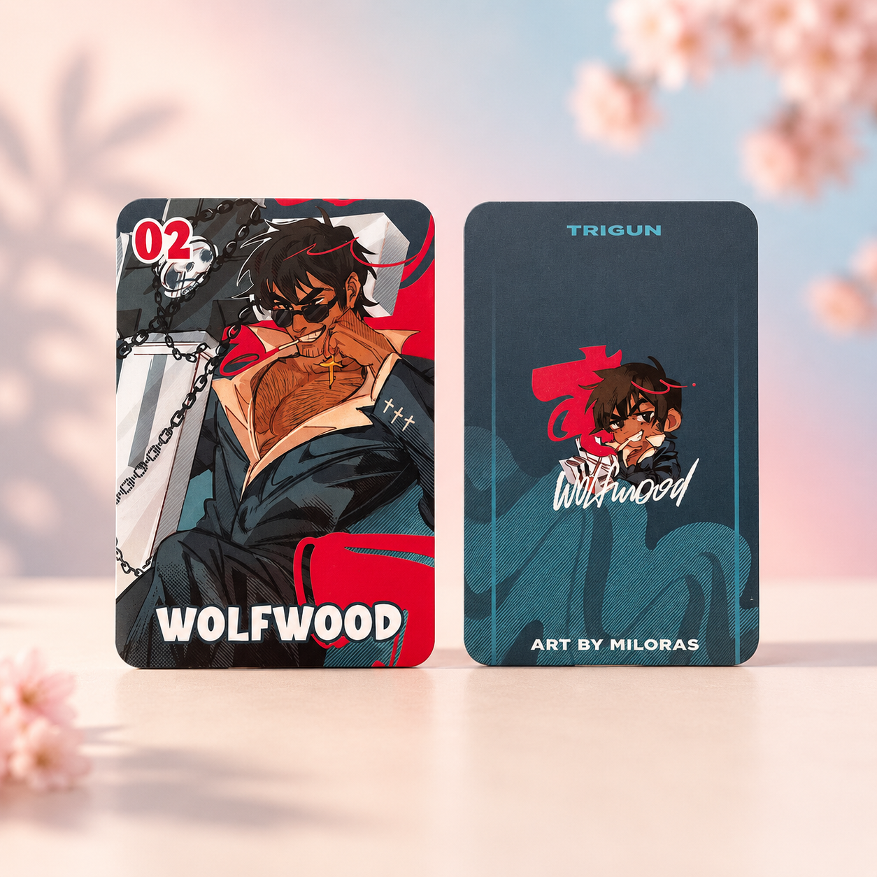 Trigun Vash – Wolfwood | Laminated Cards 62×88 mm