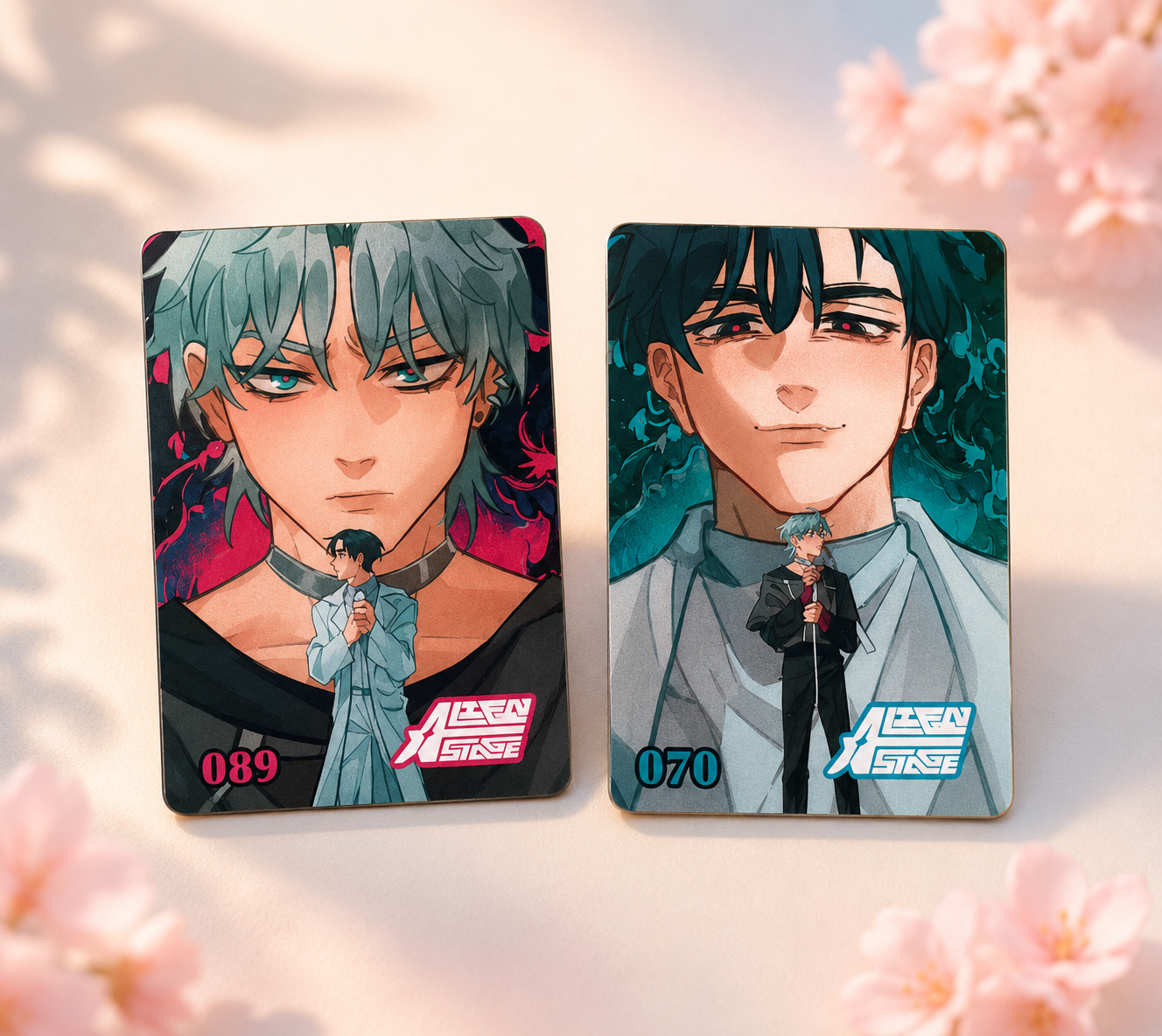 Alien stage laminated cards 62x88 | Ivan | Till | Hyuna x Luka