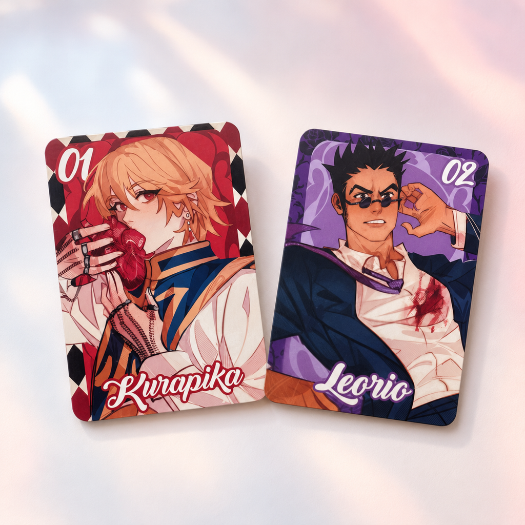 Hunter × Hunter laminated cards 62×88 mm – Kurapika & Leorio