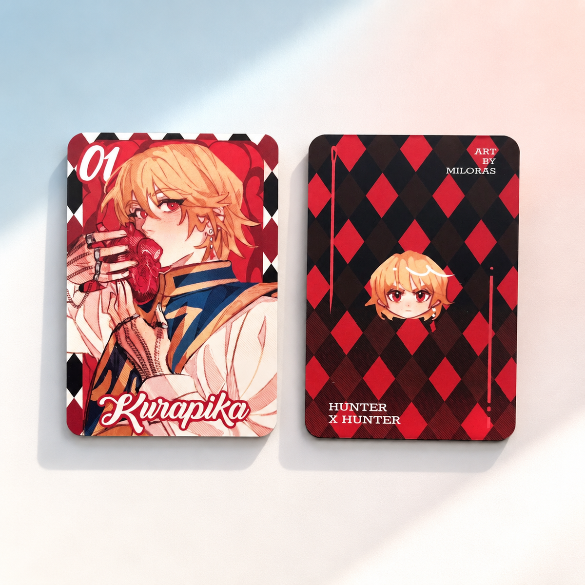 Hunter × Hunter laminated cards 62×88 mm – Kurapika & Leorio