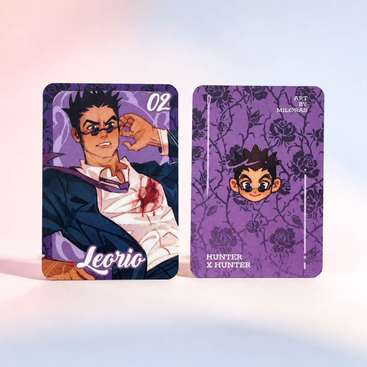 Hunter × Hunter laminated cards 62×88 mm – Kurapika & Leorio