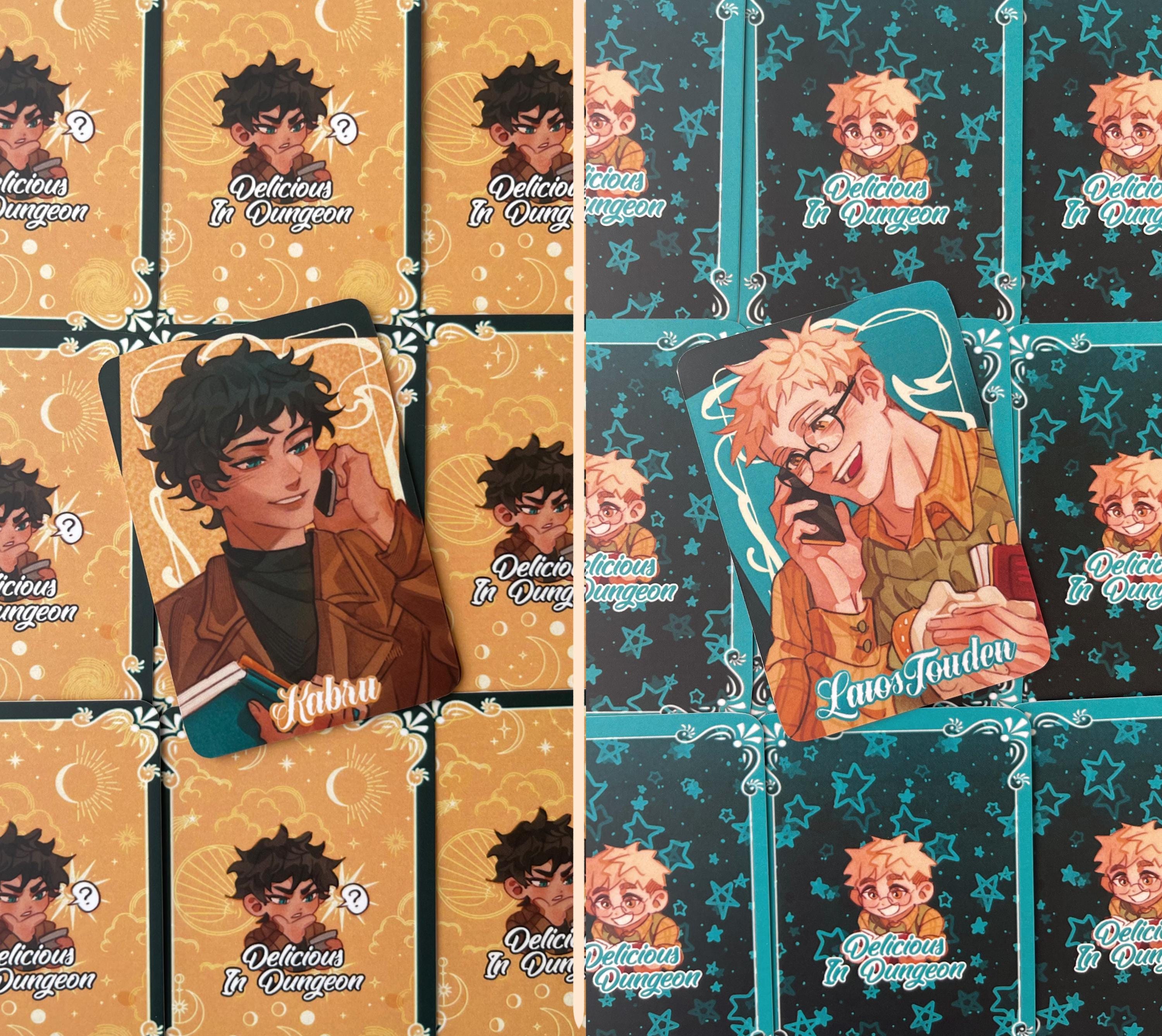 Delicious in dungeon/ laminated cards 62x88 mm/ Laios/ Kabru/ Farcille