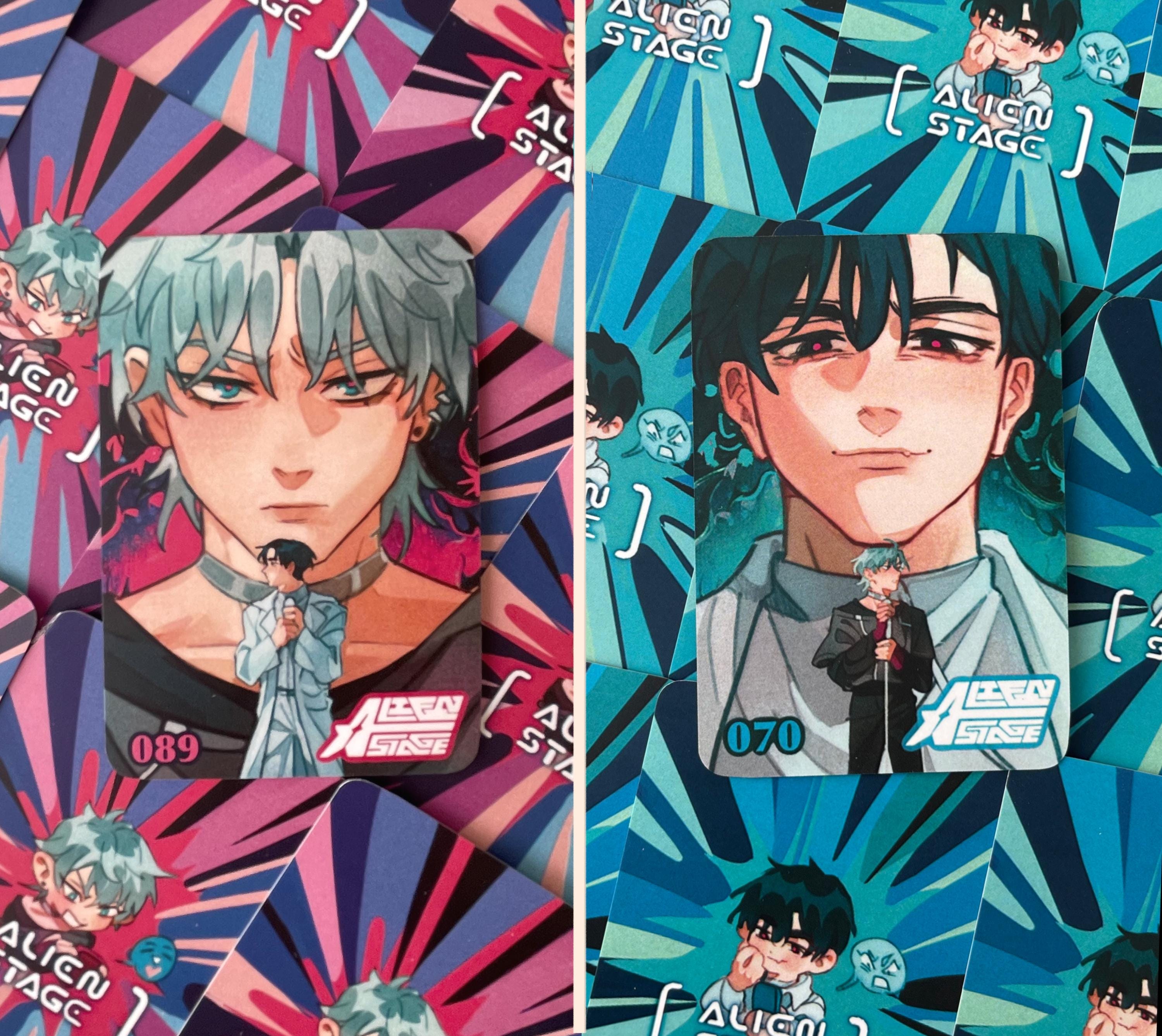Alien stage laminated cards 62x88 | Ivan | Till | Hyuna x Luka