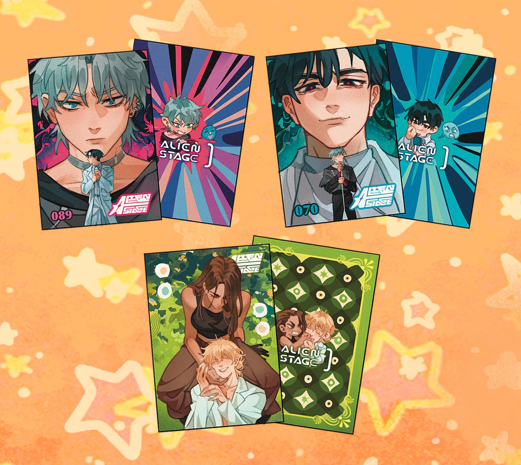 Alien stage laminated cards 62x88 | Ivan | Till | Hyuna x Luka