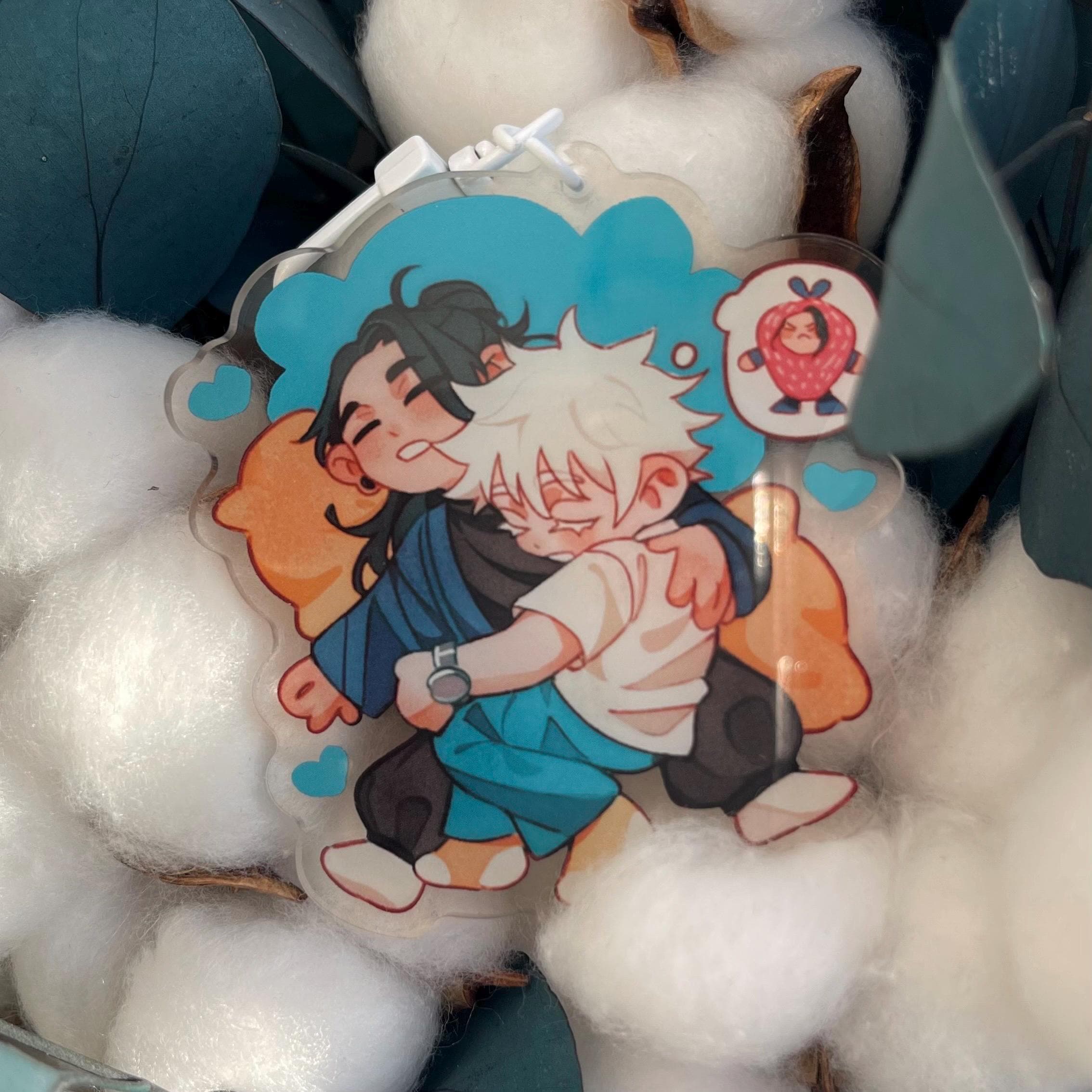 Jujutsu kaisen double-sided acrylic keychains 7 cm