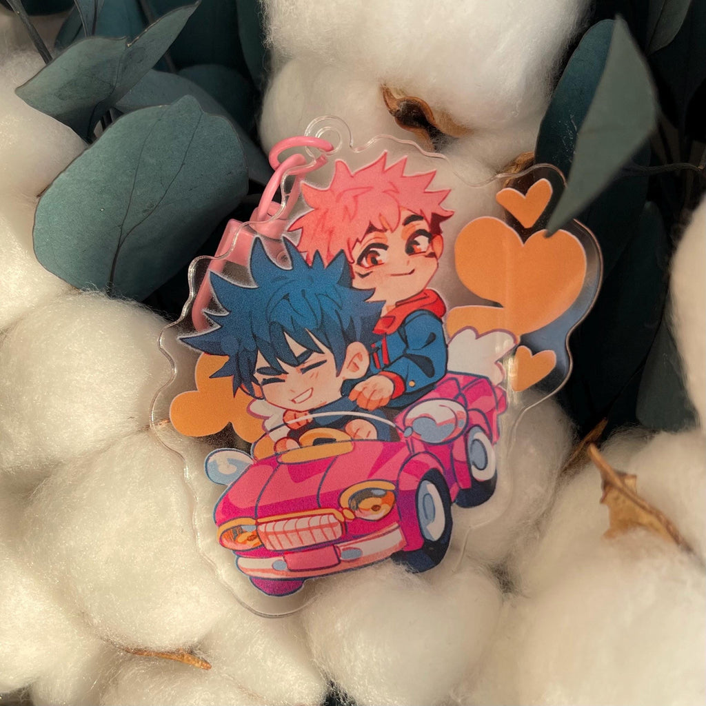 Jujutsu kaisen double-sided acrylic keychains 7 cm