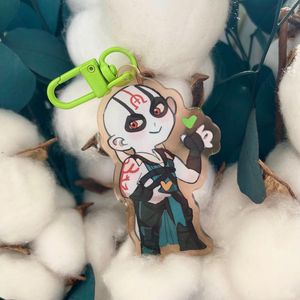 MK/ Mortal Kombat double-sided acrylic keychains 7 cm