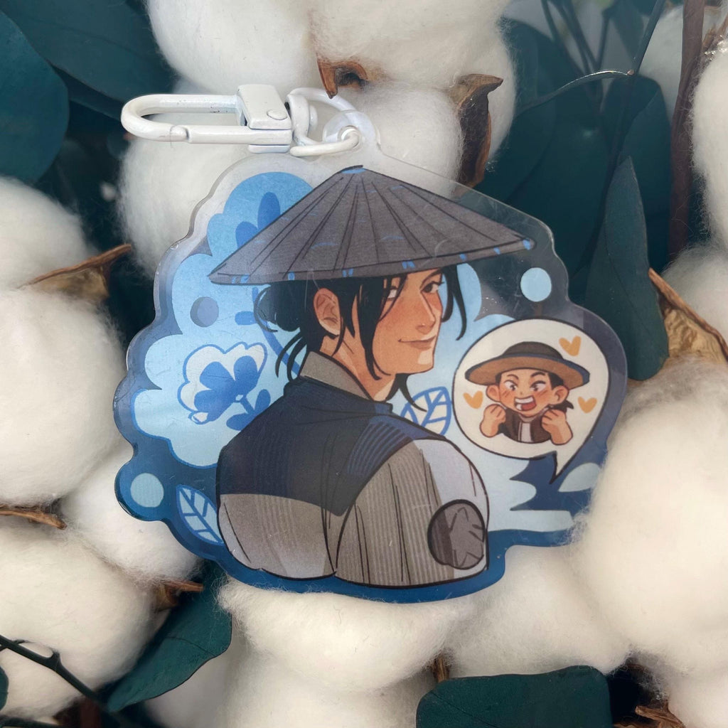 MK/ Mortal Kombat double-sided acrylic keychains 7 cm