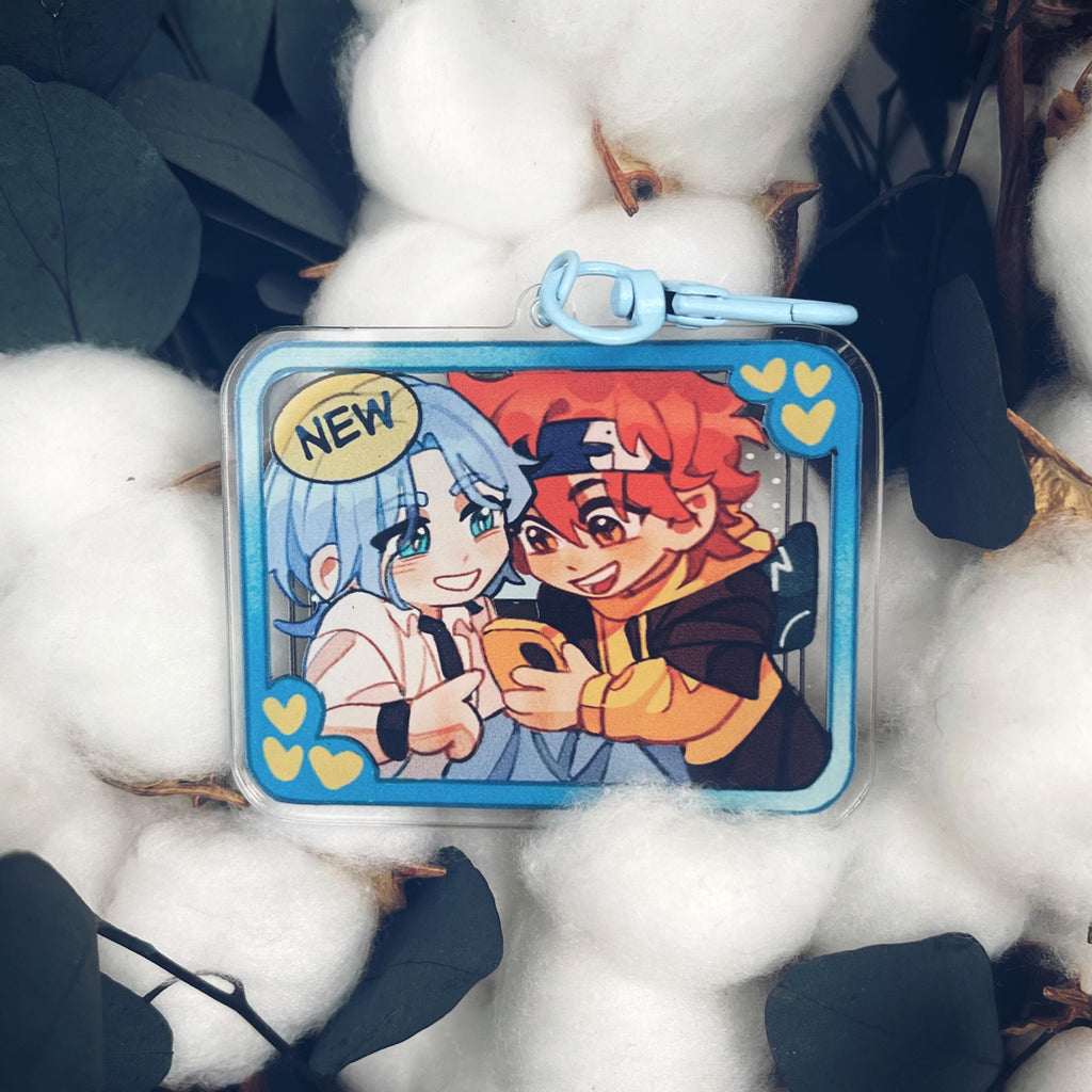 Sk8 the infinity double-sided acrylic keychains 7 cm.                     matchablossom | renga