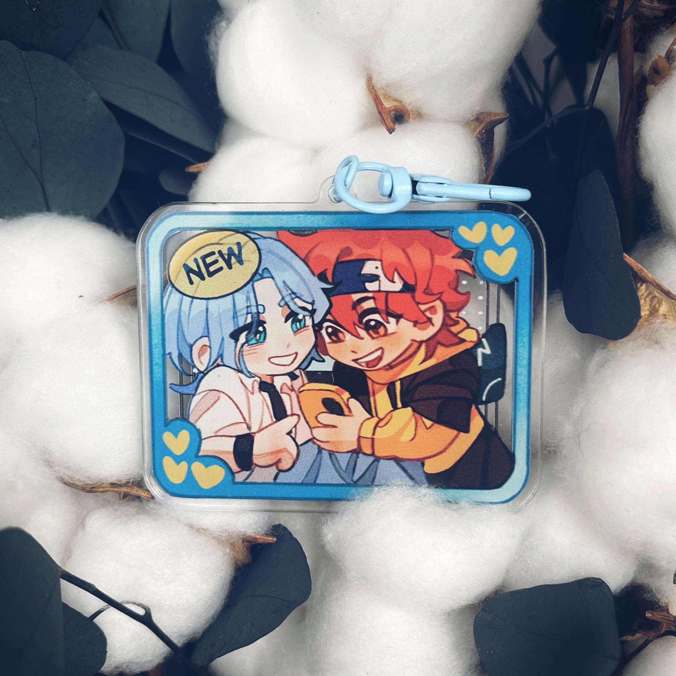 Sk8 the infinity double-sided acrylic keychains 7 cm.                     matchablossom | renga