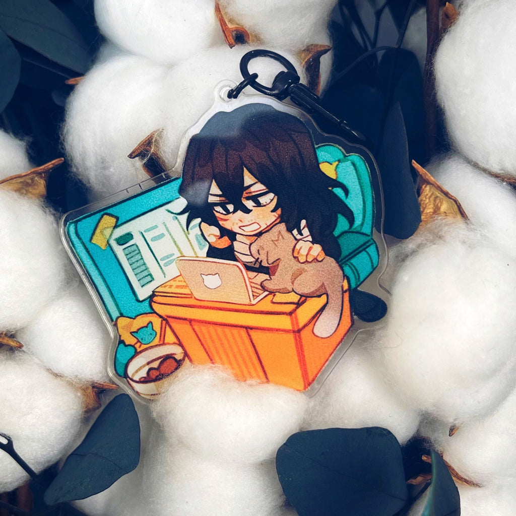 Boku no hero academia/ my hero academia/ MHA double-sided acrylic keychains 7 cm aizawa | bakudeku