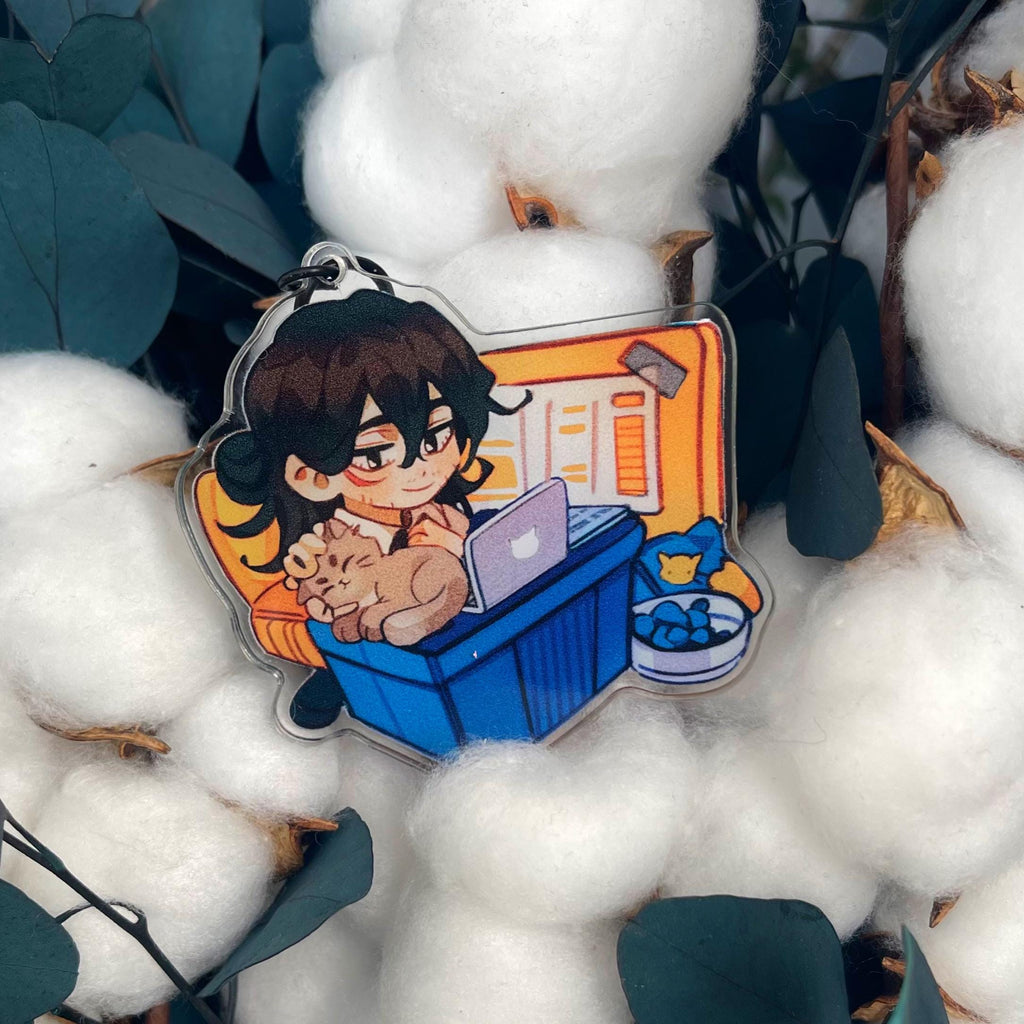 Boku no hero academia/ my hero academia/ MHA double-sided acrylic keychains 7 cm aizawa | bakudeku