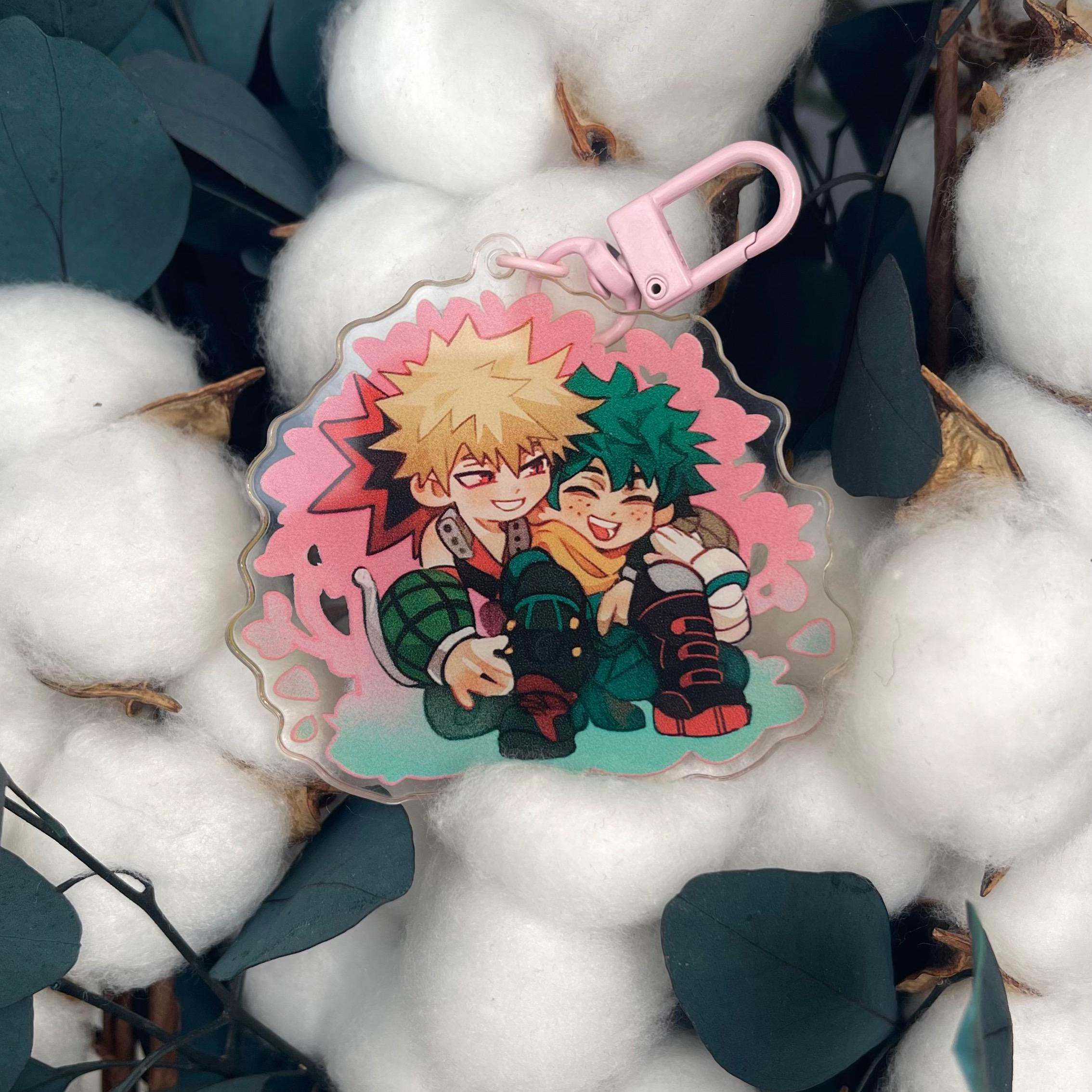 Boku no hero academia/ my hero academia/ MHA double-sided acrylic keychains 7 cm aizawa | bakudeku