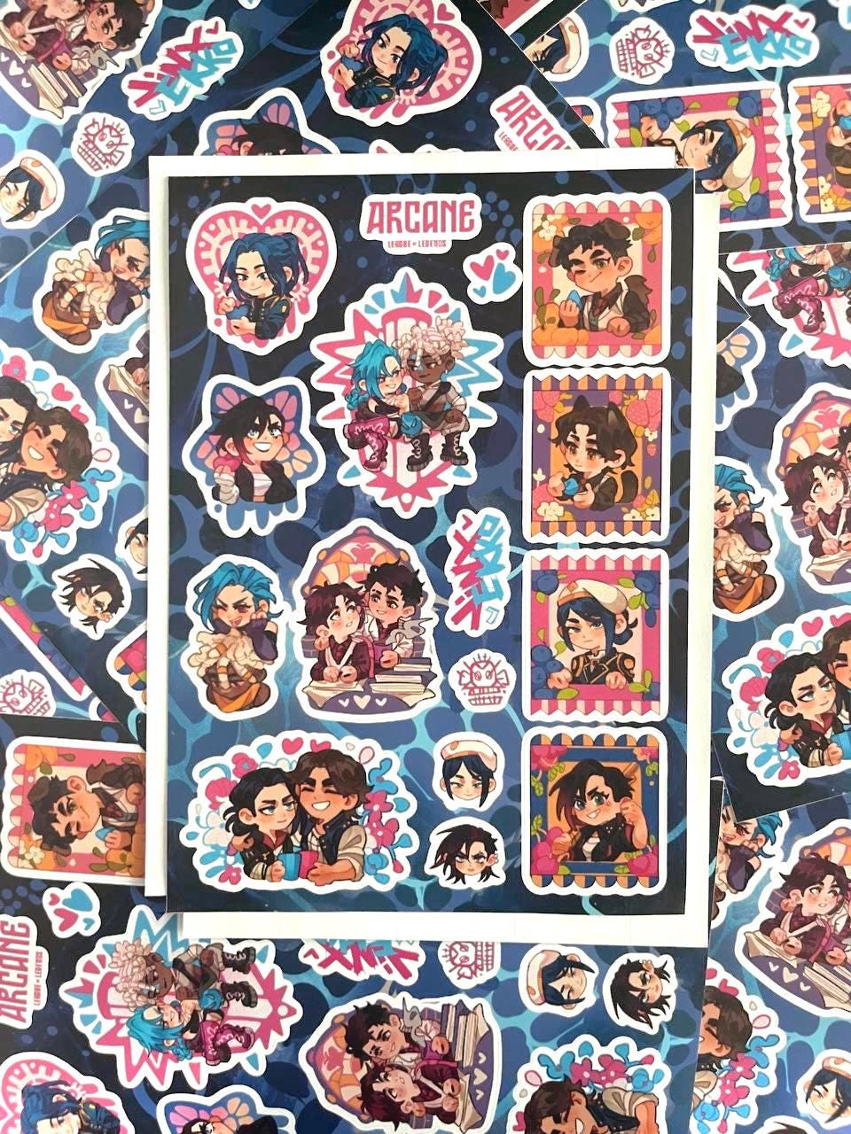 Arcane sticker sheet 148x210 mm (a5)