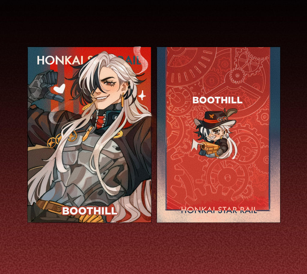 Honkai star rail laminated cards 62x88 mm | Gallagher | Boothill