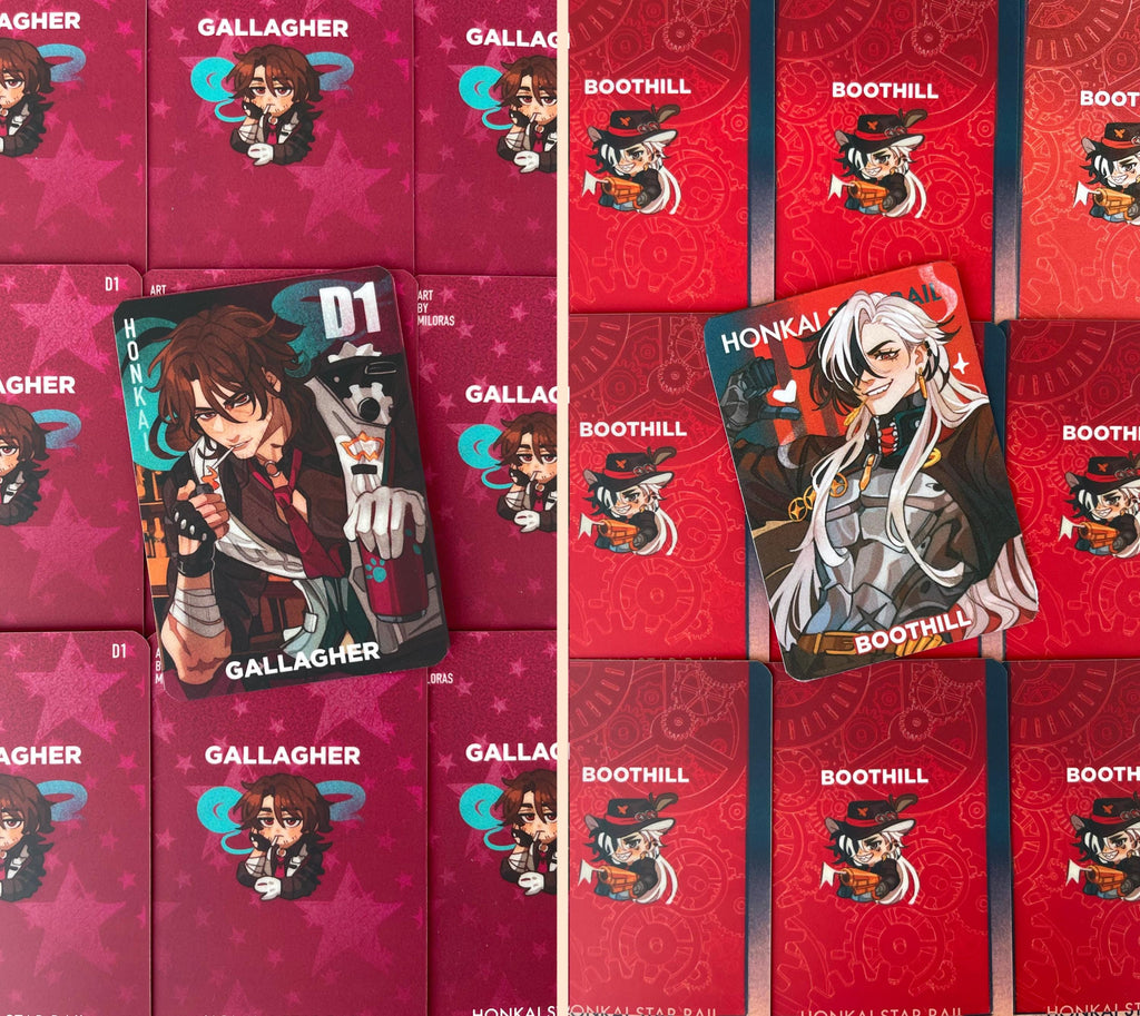 Honkai star rail laminated cards 62x88 mm | Gallagher | Boothill