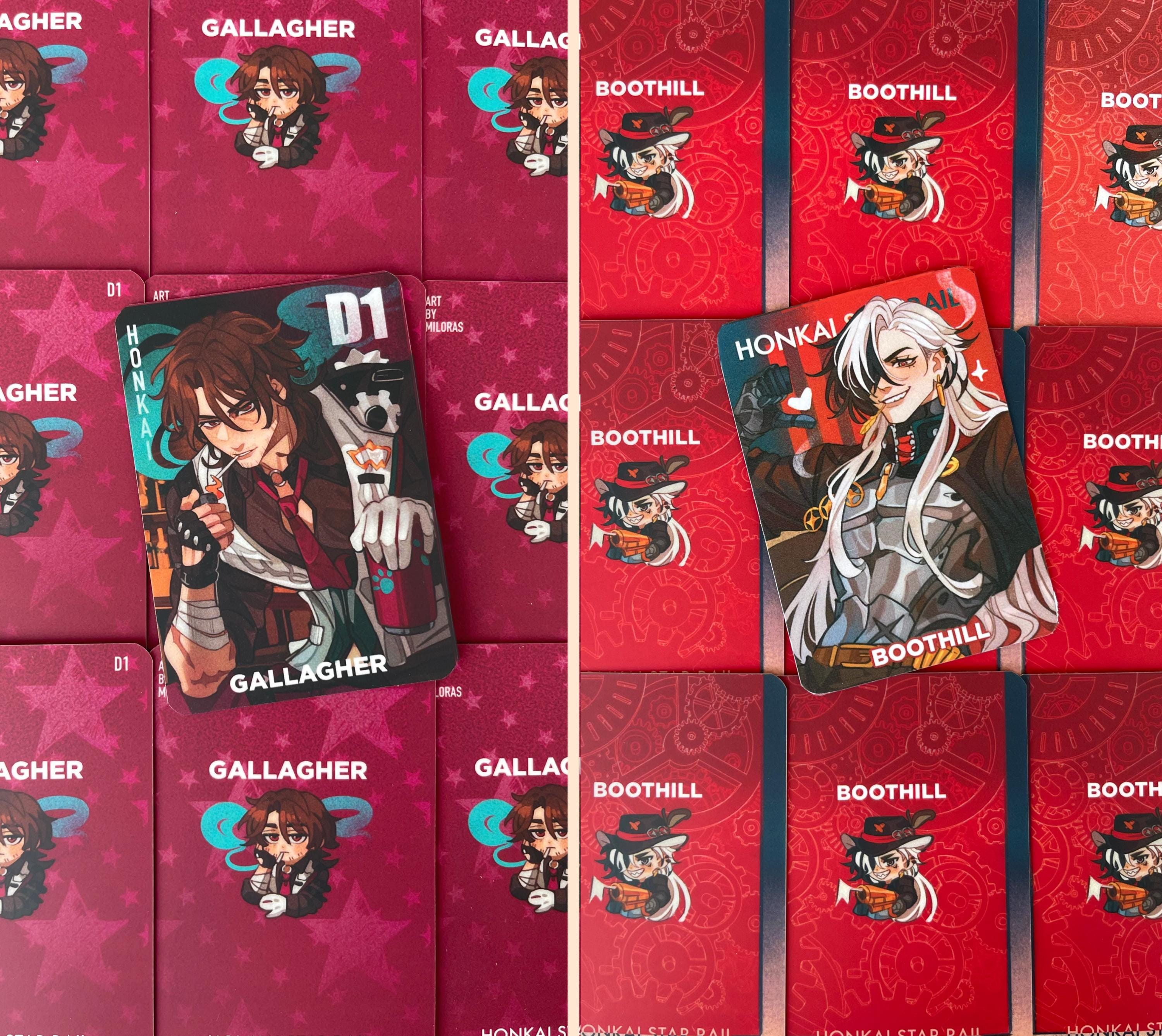 Honkai star rail laminated cards 62x88 mm | Gallagher | Boothill