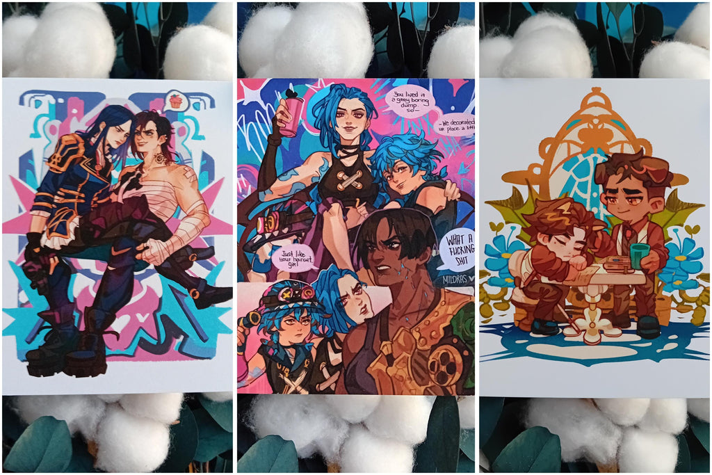 Arcane Prints Set (3 pieces) 300 gsm 105x140 mm (a6)