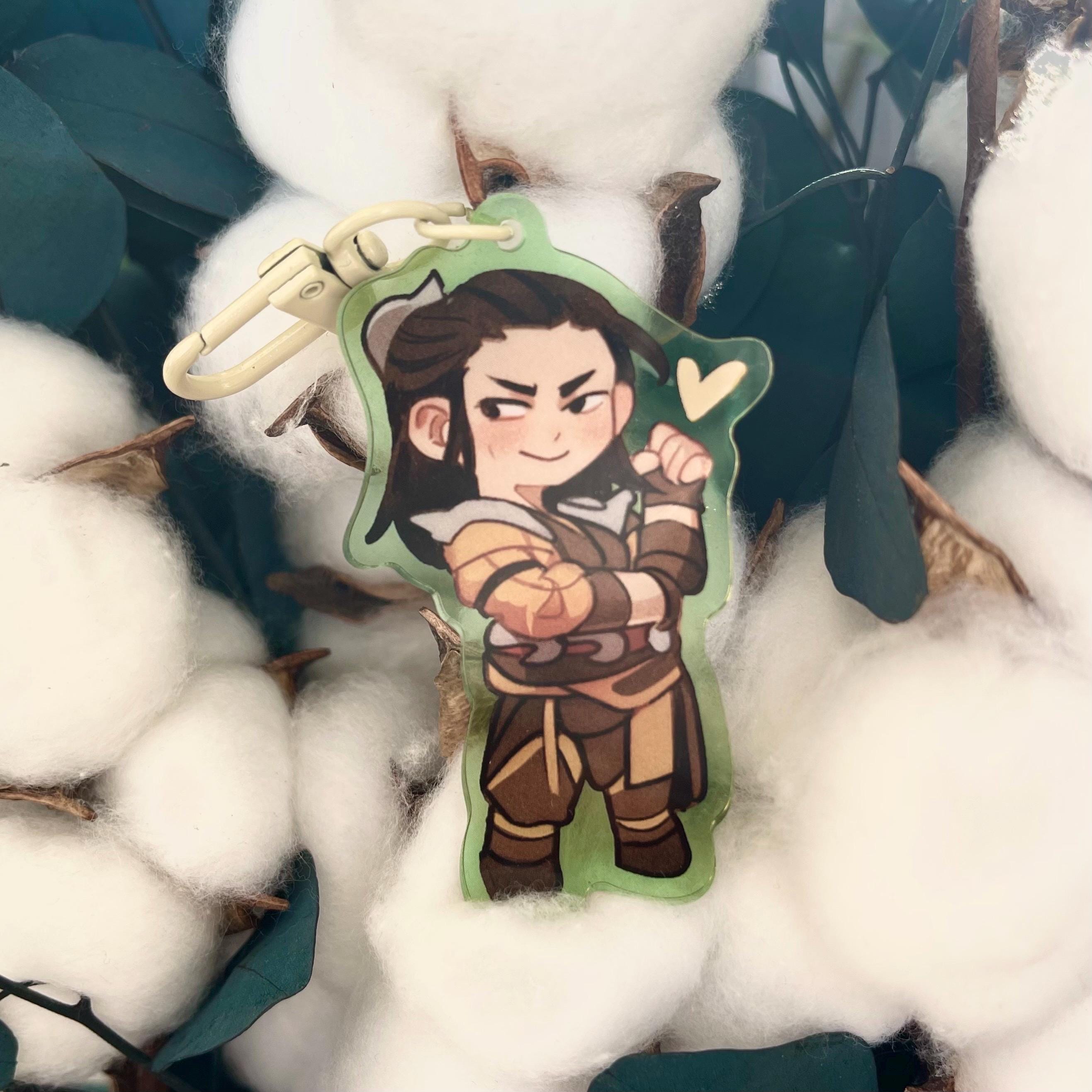 MK/ Mortal Kombat double-sided acrylic keychains 7 cm