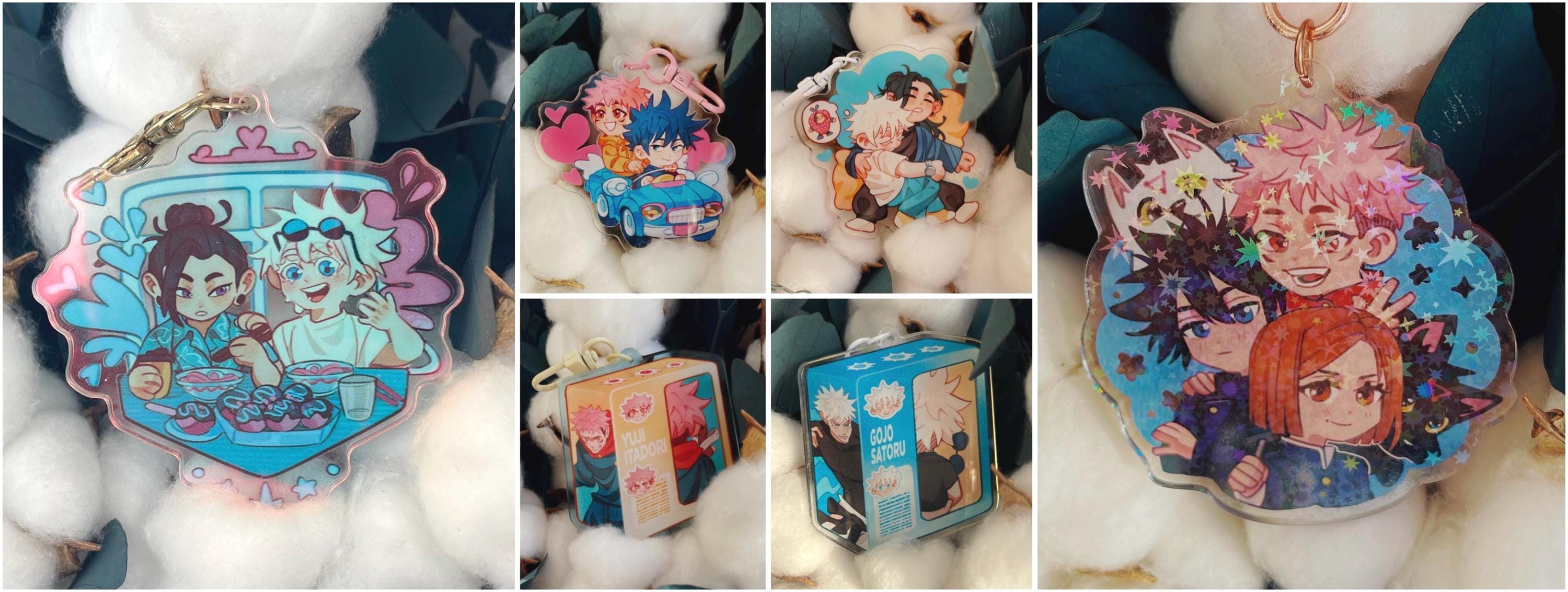 Jujutsu kaisen double-sided acrylic keychains 7 cm