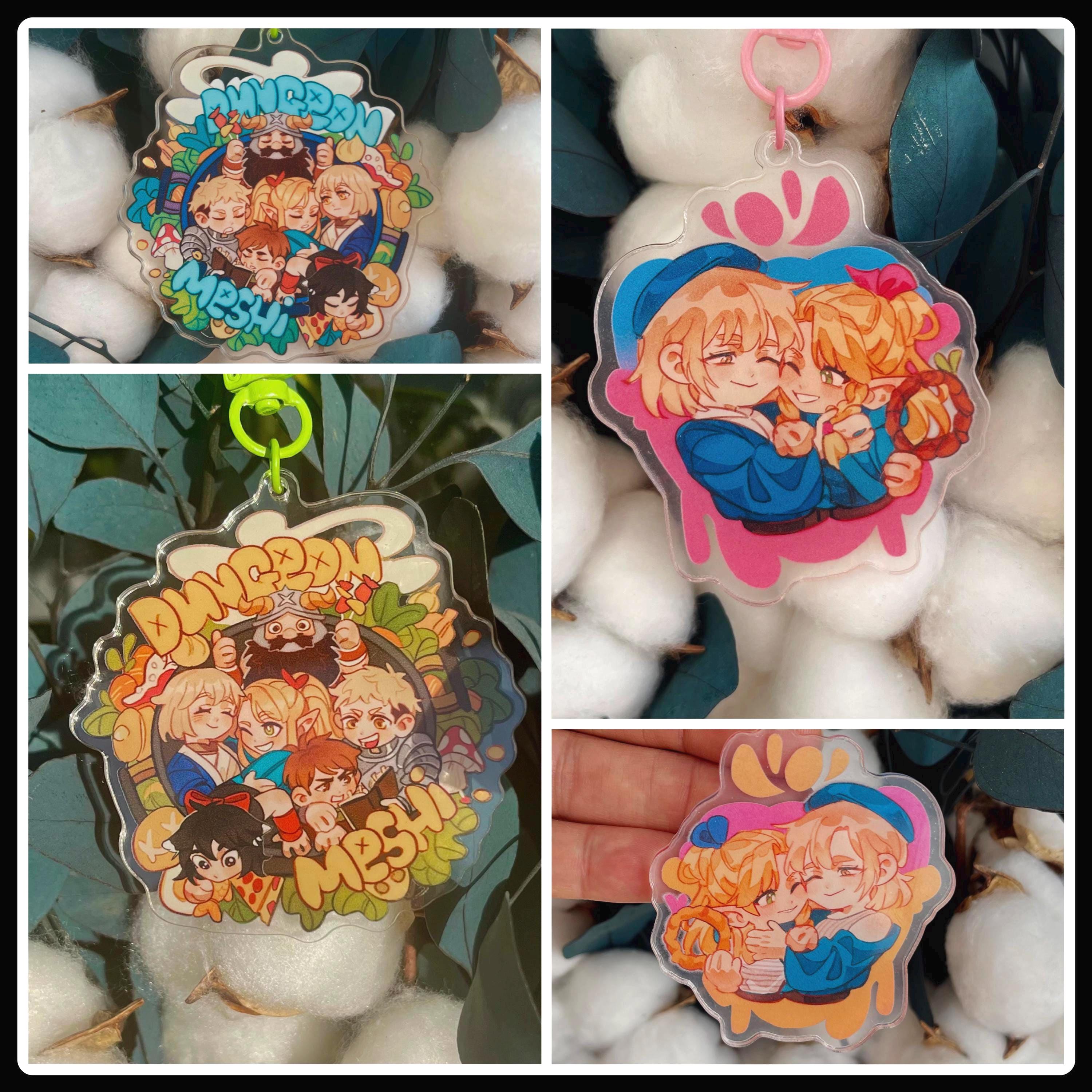 Dungeon meshi / Delicious in Dungeon double-sided acrylic keychains 7 cm