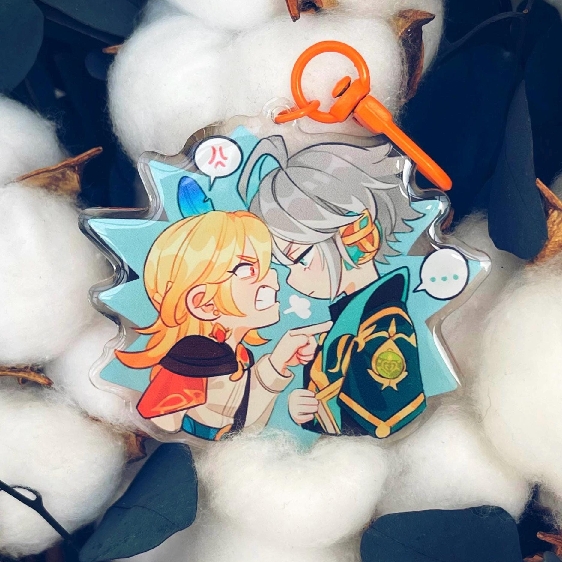 Kavetham double-sided acrylic keychains 7 cm