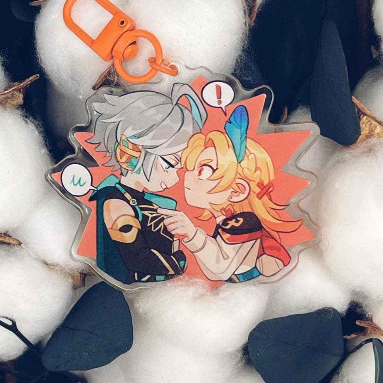 Kavetham double-sided acrylic keychains 7 cm