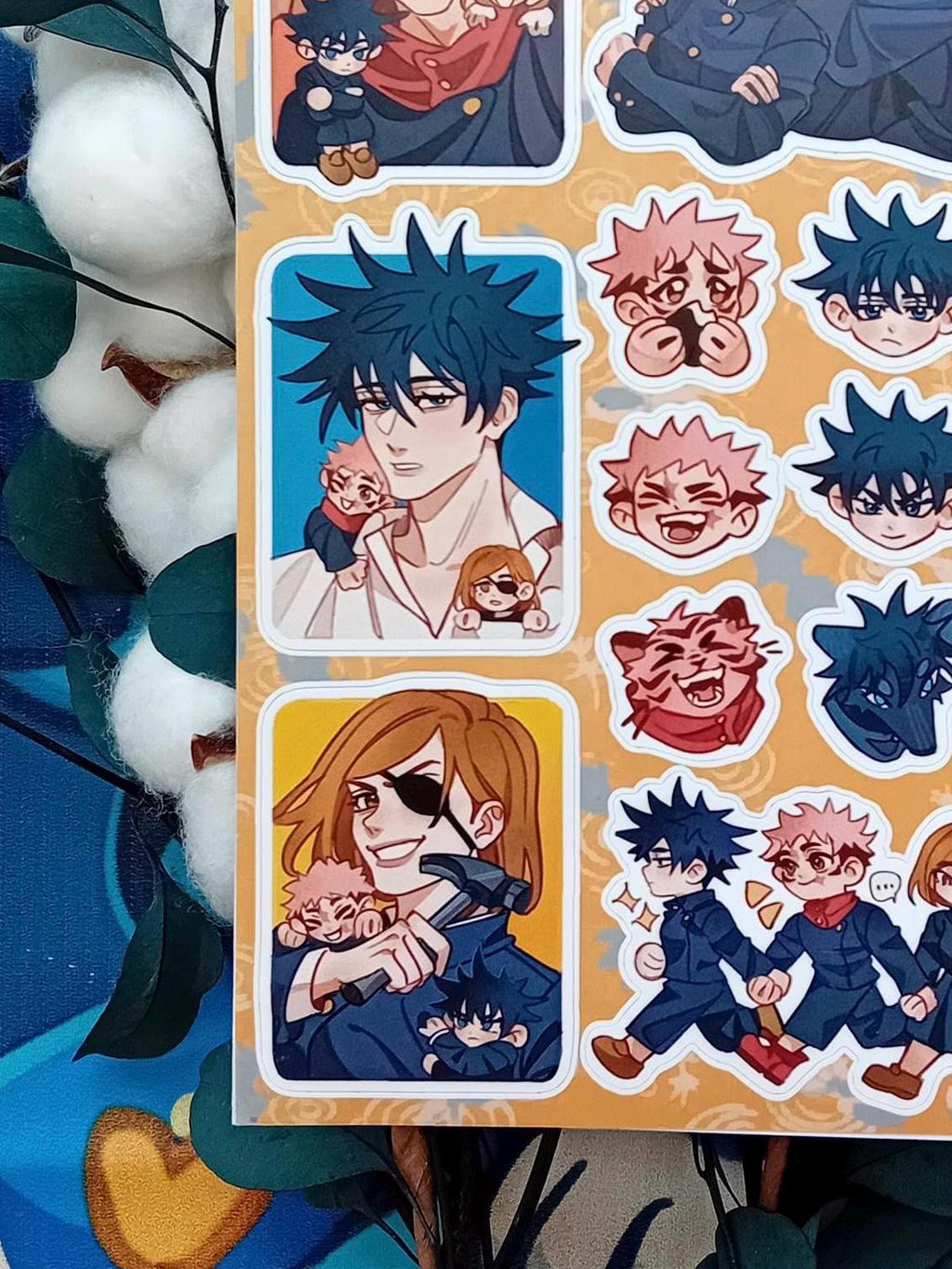 Jujutsu Kaisen YuMeNo Sticker Sheet 140x210 mm (a5)