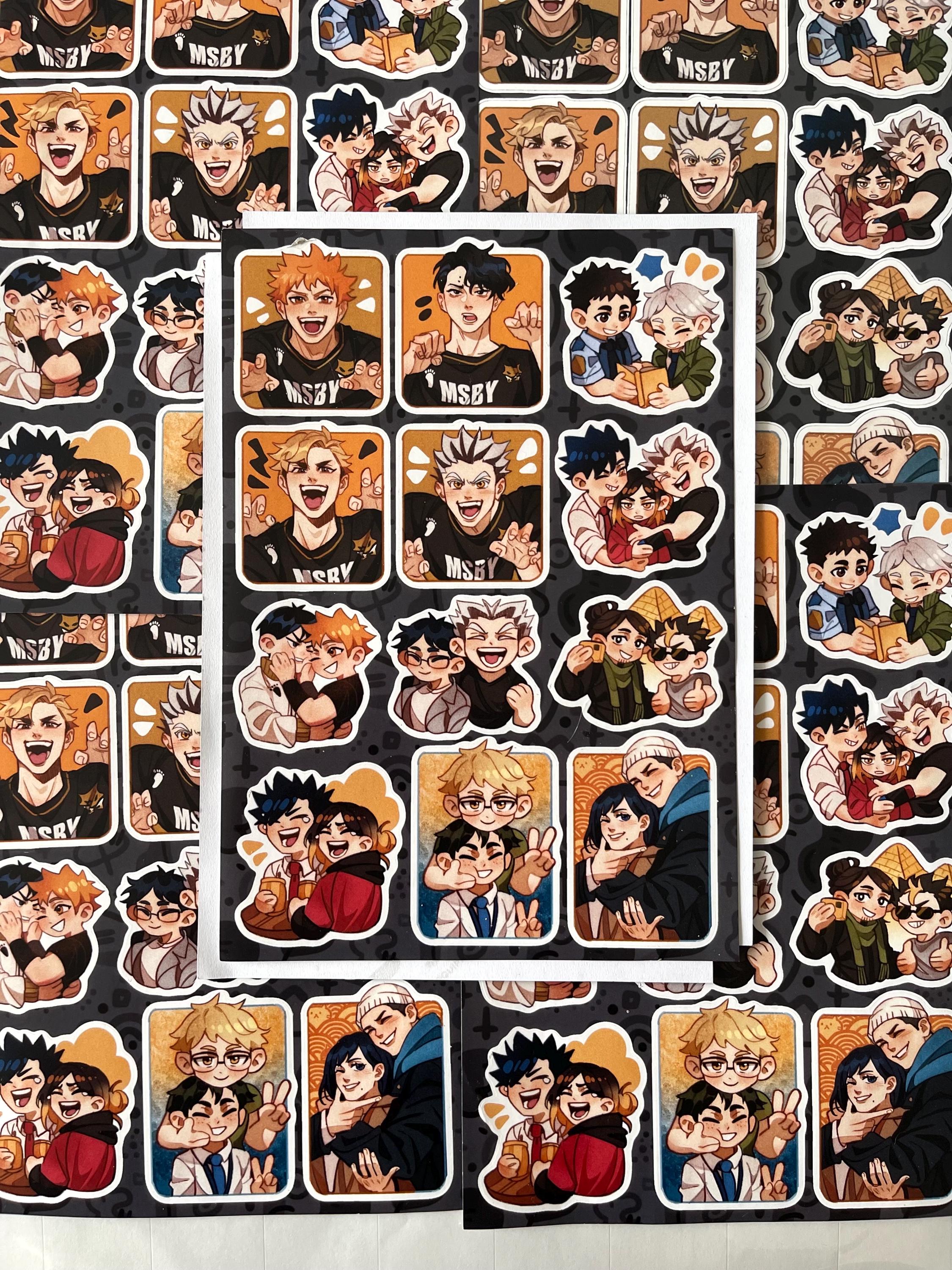 Haikyuu!! Sticker Sheet – 148x210 mm (a5)