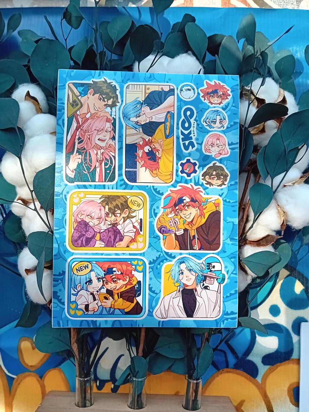 Sk8 the infinity sticker sheet 148x210 (a5)