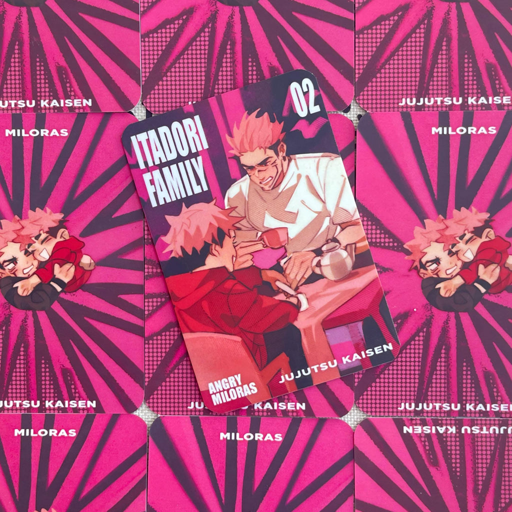 Jujutsu Kaisen laminated cards 62x88 mm | Fushiguro family | Itadori family