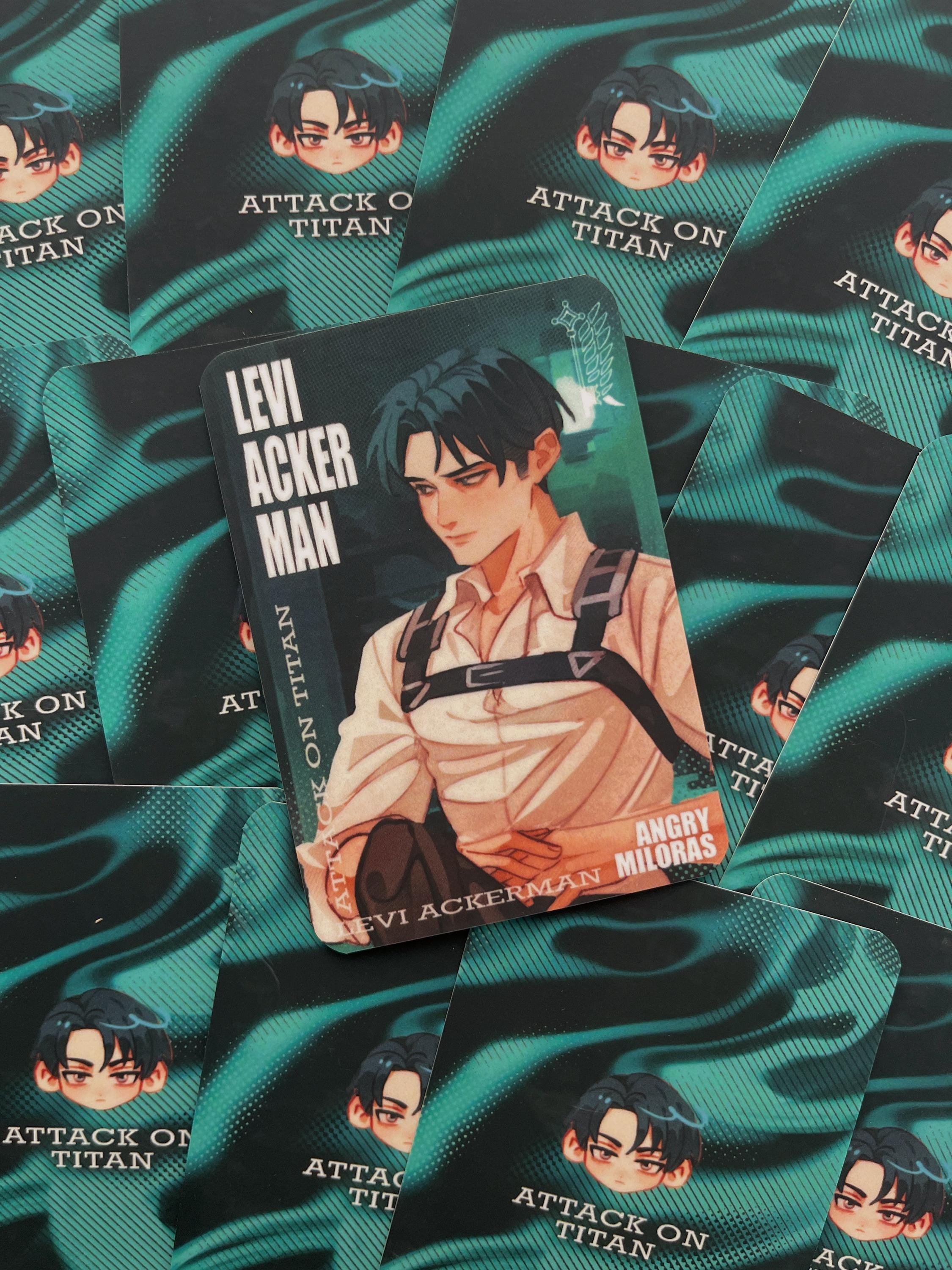 Attack on Titan laminated cards 62×88 mm – Levi & Erwin