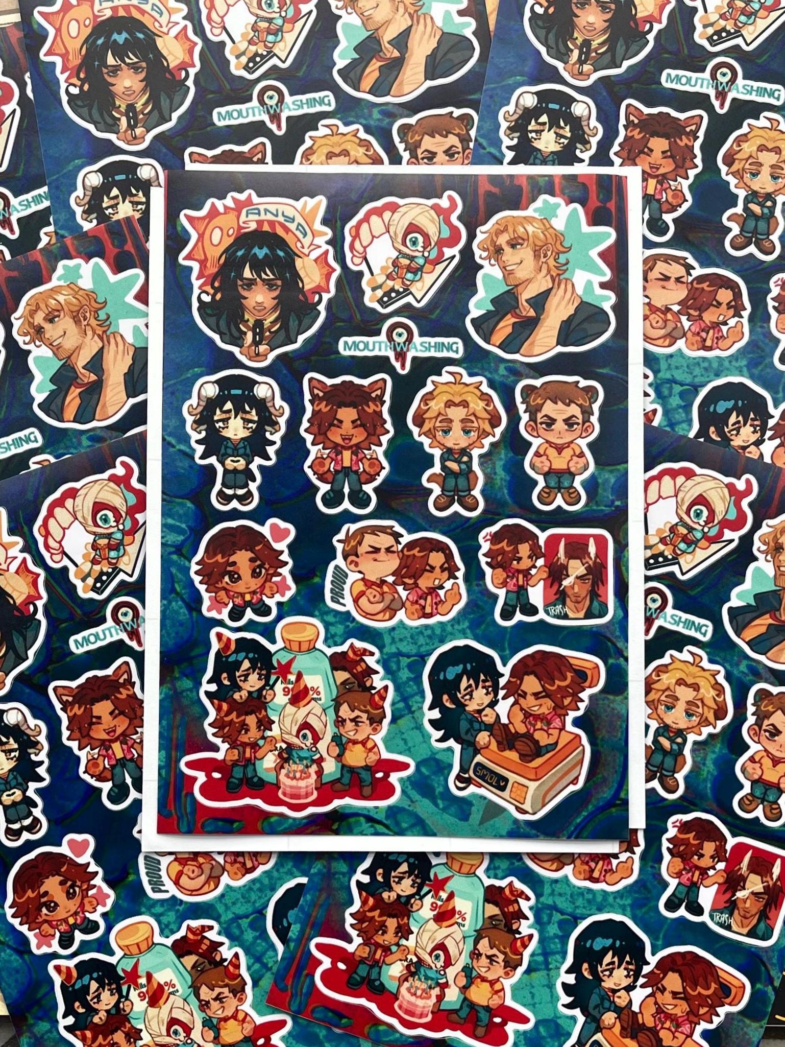 Sticker pack Mouthwashing | 140x210 mm (a5)