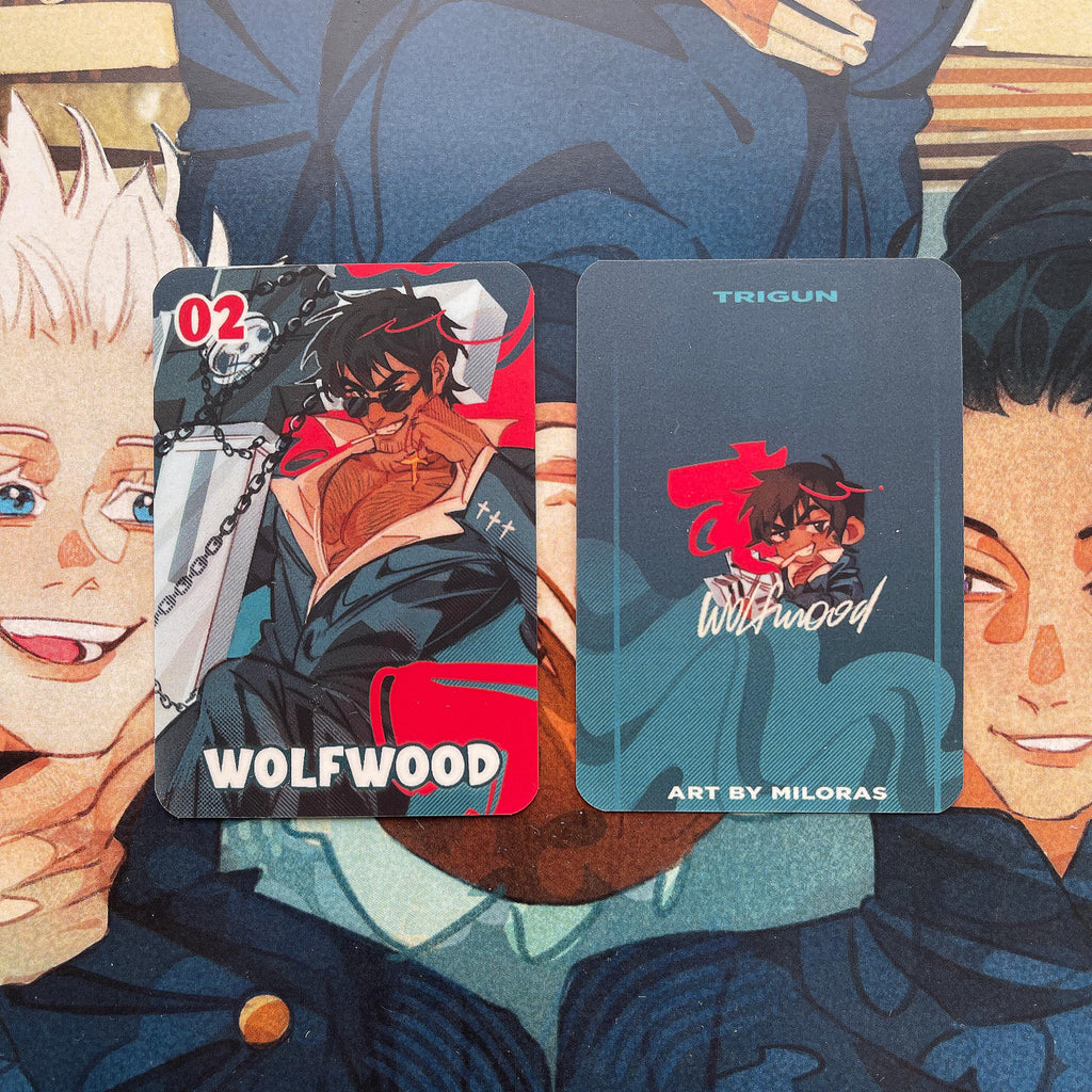 Trigun Vash – Wolfwood | Laminated Cards 62×88 mm